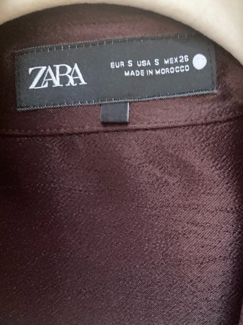 ZARA SATIN EFFECT POCKET SHIRT ZW COLLECTION Size Small - Picture 6 of 8